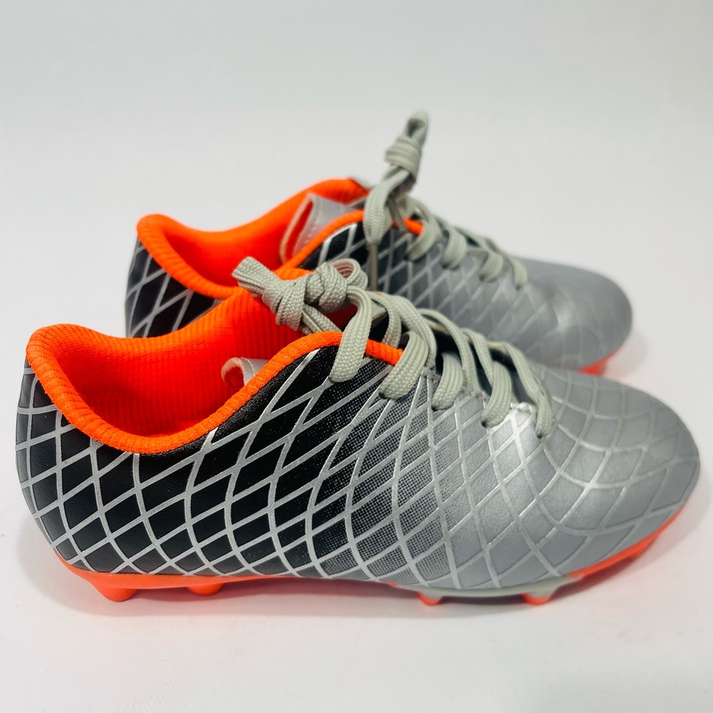 JABASIC Kids Outdoor Soccer Cleats Athletic Firm Ground Football Shoes